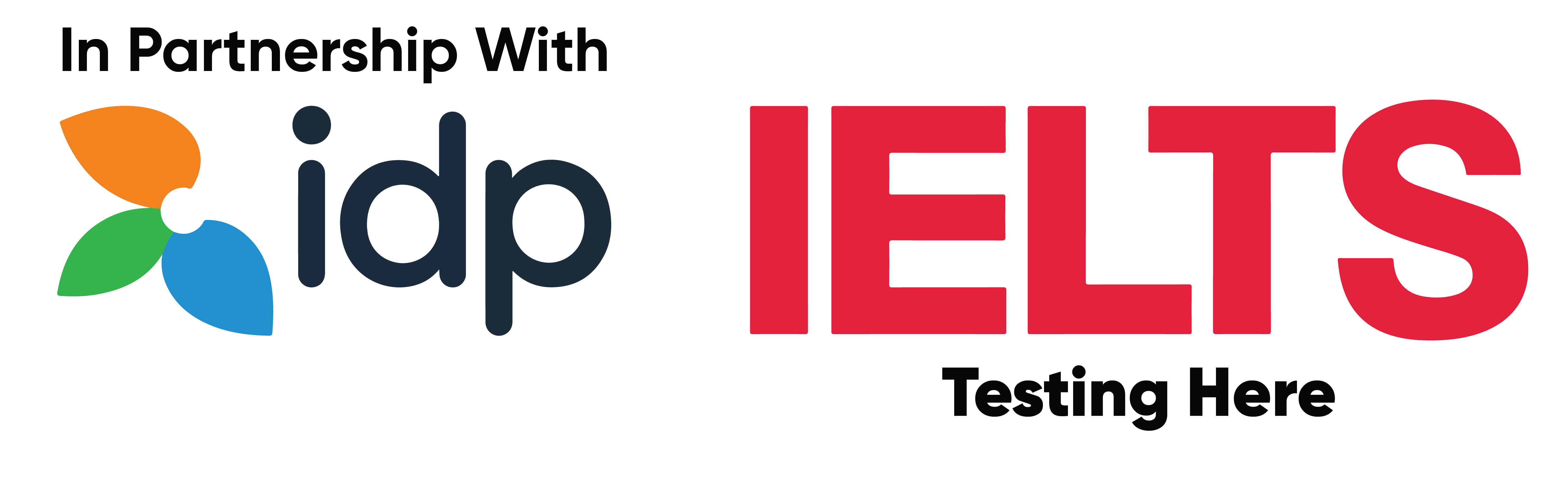 In partnership with IDP — IELTS testing here